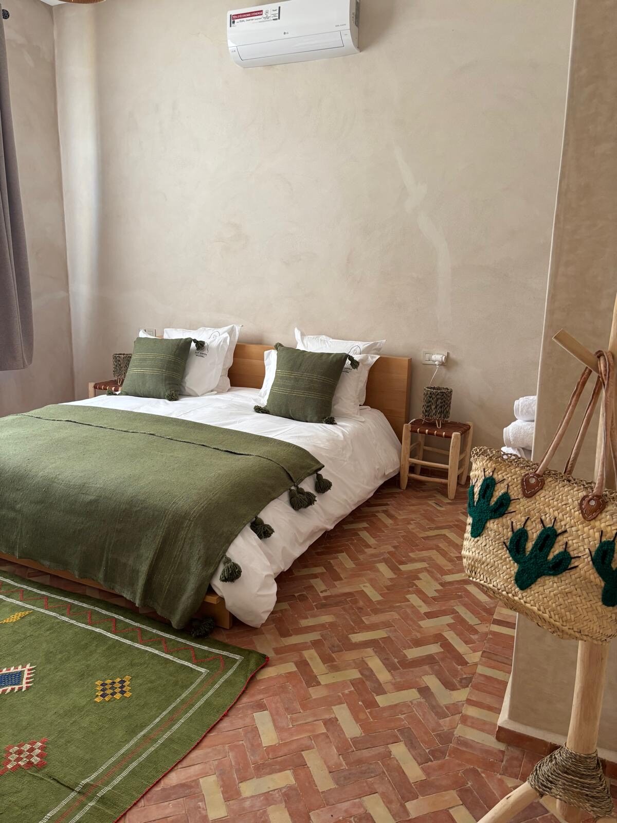 Chambre Vert Olive